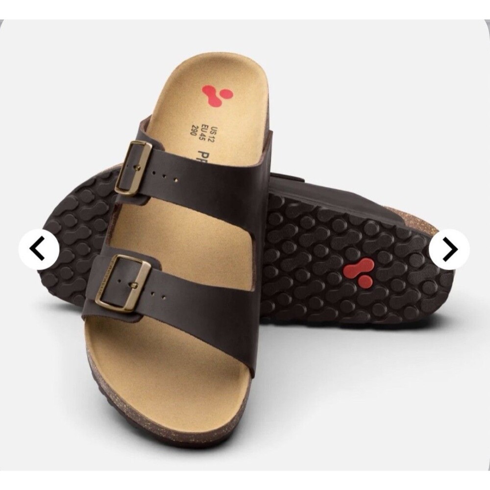 Protalus Women’s Cascade Sandals Brown Leather Size 38/7-7.5 New Without Box